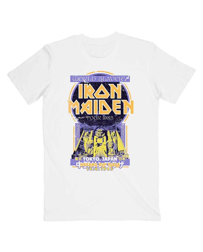 Iron Maiden - Camiseta "Powerslave Japan Flyer" Unisex - D2fy · Rocktud - Rocktud