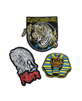 Iron Maiden - Pack 3 parches Bordados "Iron Maiden" - D2fy · Rocktud - Rocktud