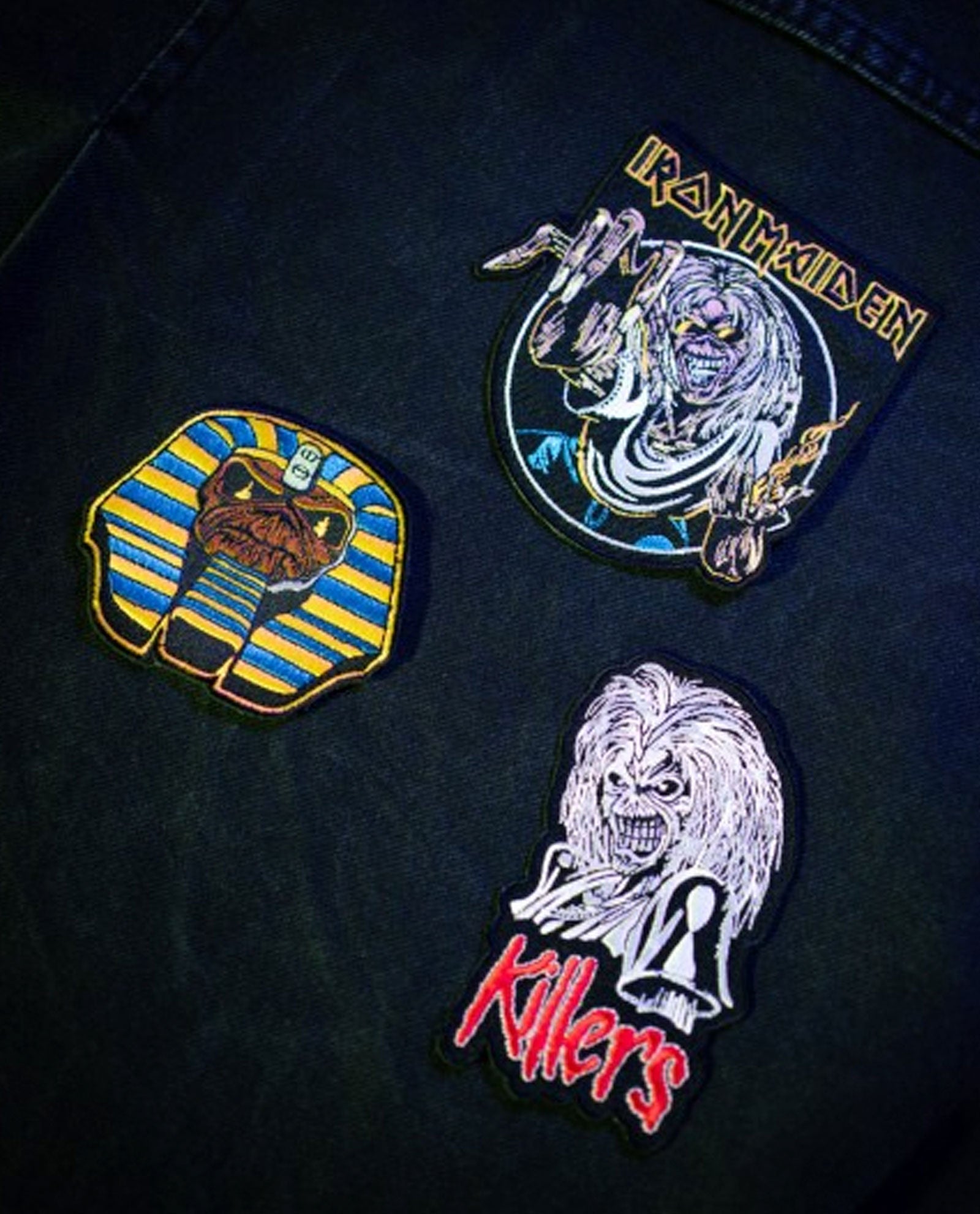 Iron Maiden - Pack 3 parches Bordados "Iron Maiden" - D2fy · Rocktud - Rocktud