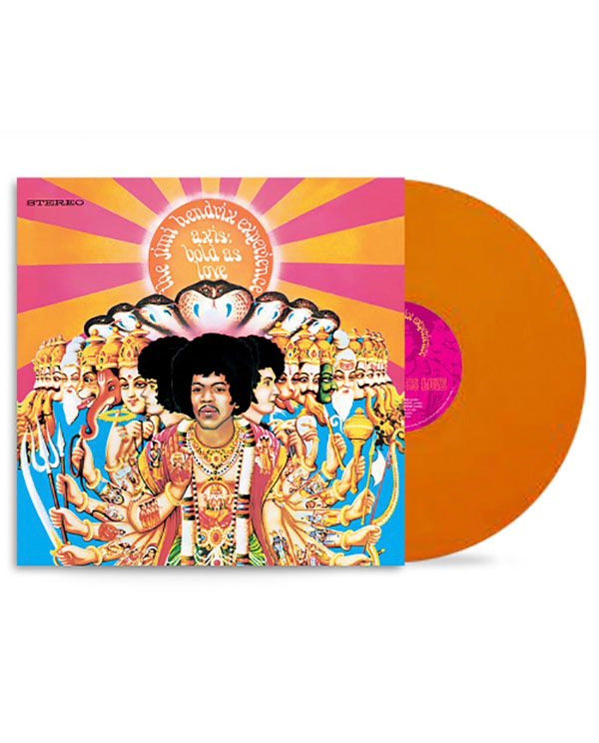 The Jimi Hendrix Experience - LP Vinilo Naranja "Axis: Bold As Love"