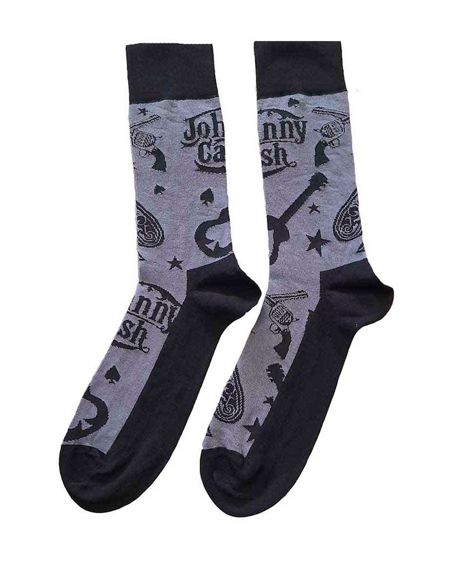 Johnny Cash - Calcetines "Guitars n' Guns" - D2fy · Rocktud - Rocktud