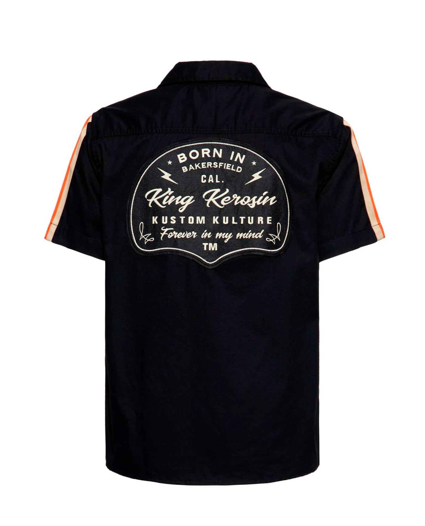 King Kerosin - Camisa "Born in Baskerfield" Unisex - D2fy · Rocktud - King Kerosin