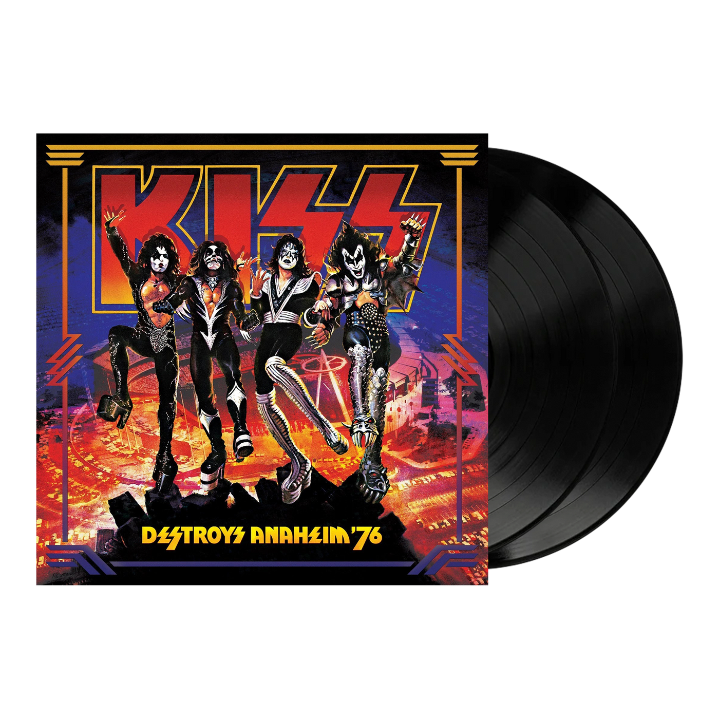 Kiss - 2LP Vinilo "Destroys Anaheim '76" - D2fy - Direct To Fans - Kiss