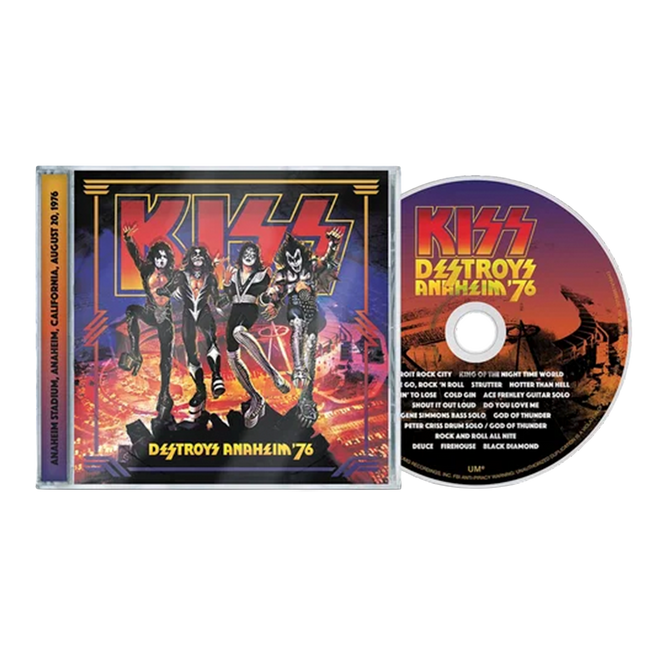 Kiss - CD "Destroys Anaheim '76" - D2fy - Direct To Fans - Kiss