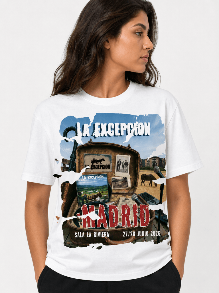 La Excepción - Camiseta Oversize "Cartel" Unisex - D2fy - Direct To Fans - La Excepción