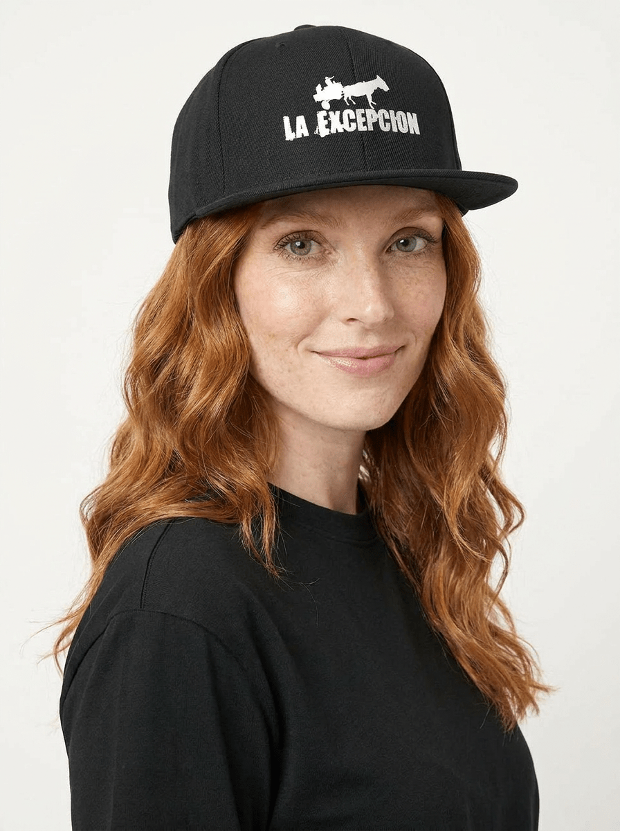 La Excepción - Gorra Negra Bordada "Logo" - D2fy - Direct To Fans - La Excepción