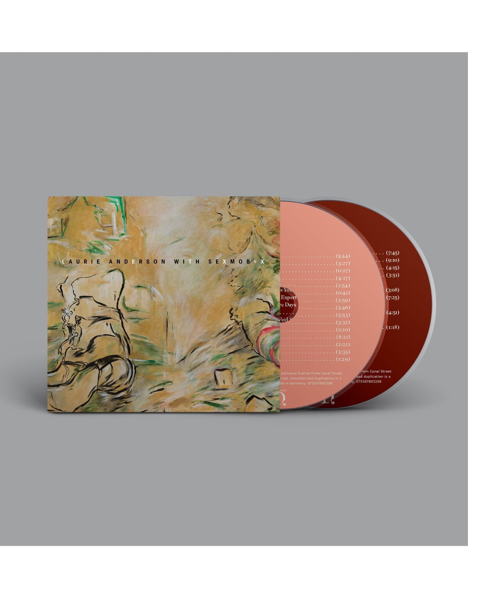 Laurie Anderson & Sexmob - 2CD "Let X = X (Live)" - D2fy · Rocktud - D2fy