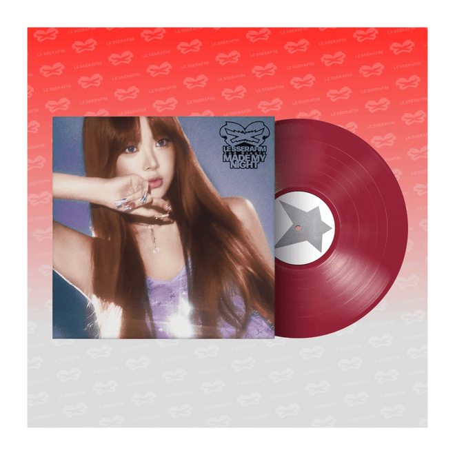 Le Sserafim - LP Vinilo "Made My Night - Chemical Night" (Warm Red Ver.) - D2fy - Direct To Fans - LE SSERAFIM