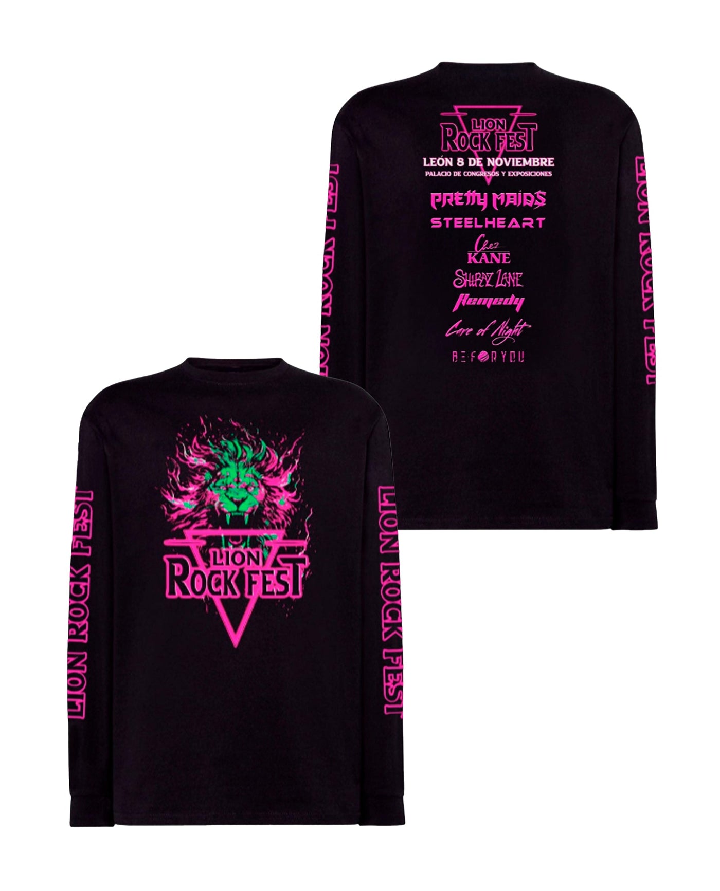 Lion Rock Fest - Camiseta Manga Larga Oficial Lion Rock Fest 2025 - D2fy · Rocktud - Loquillo