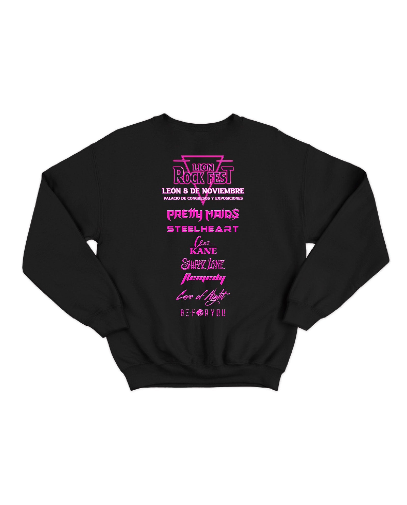 Lion Rock Fest - Sudadera Clásica Oficial Lion Rock Fest 2025 Negra - D2fy · Rocktud - Rocktud