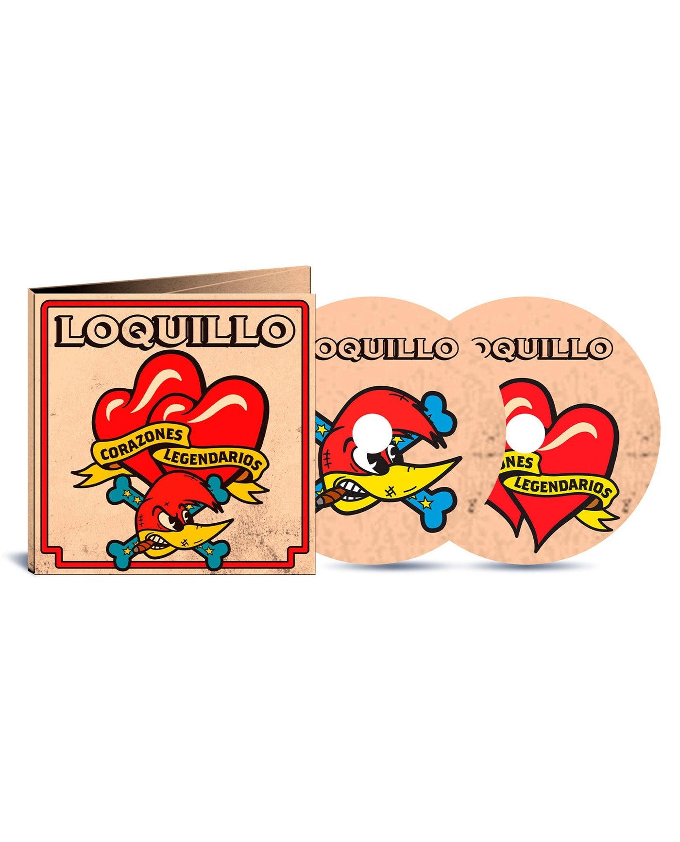 Loquillo - 2CD + CD Single "Corazones Legendarios" - D2fy · Rocktud - Loquillo