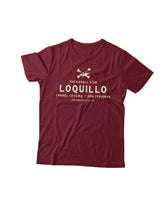 Loquillo - Camiseta Rock&Roll Star El Rey Granate