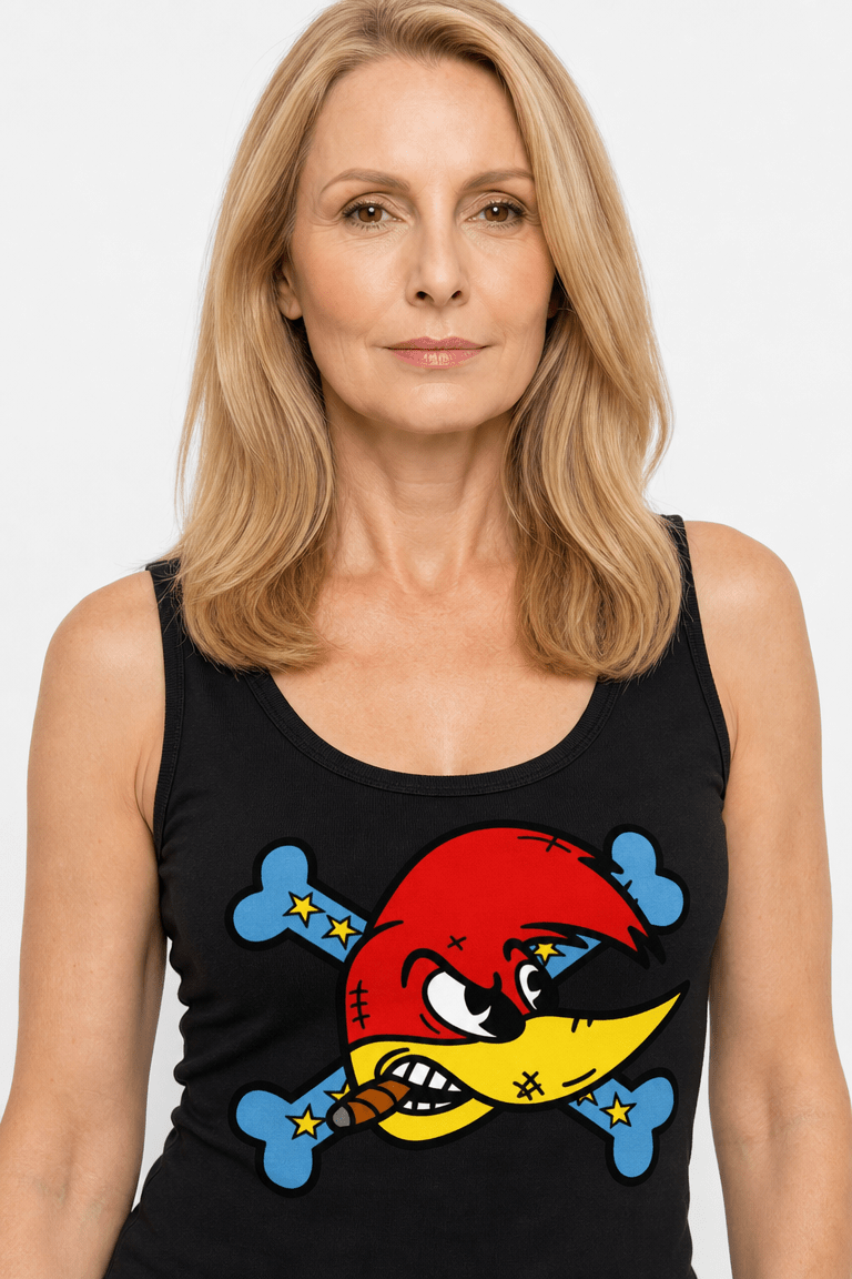 Loquillo - Camiseta Tirantes Loquillo "Logo Corazones Legendarios" - Mujer - D2fy - Direct To Fans - Loquillo