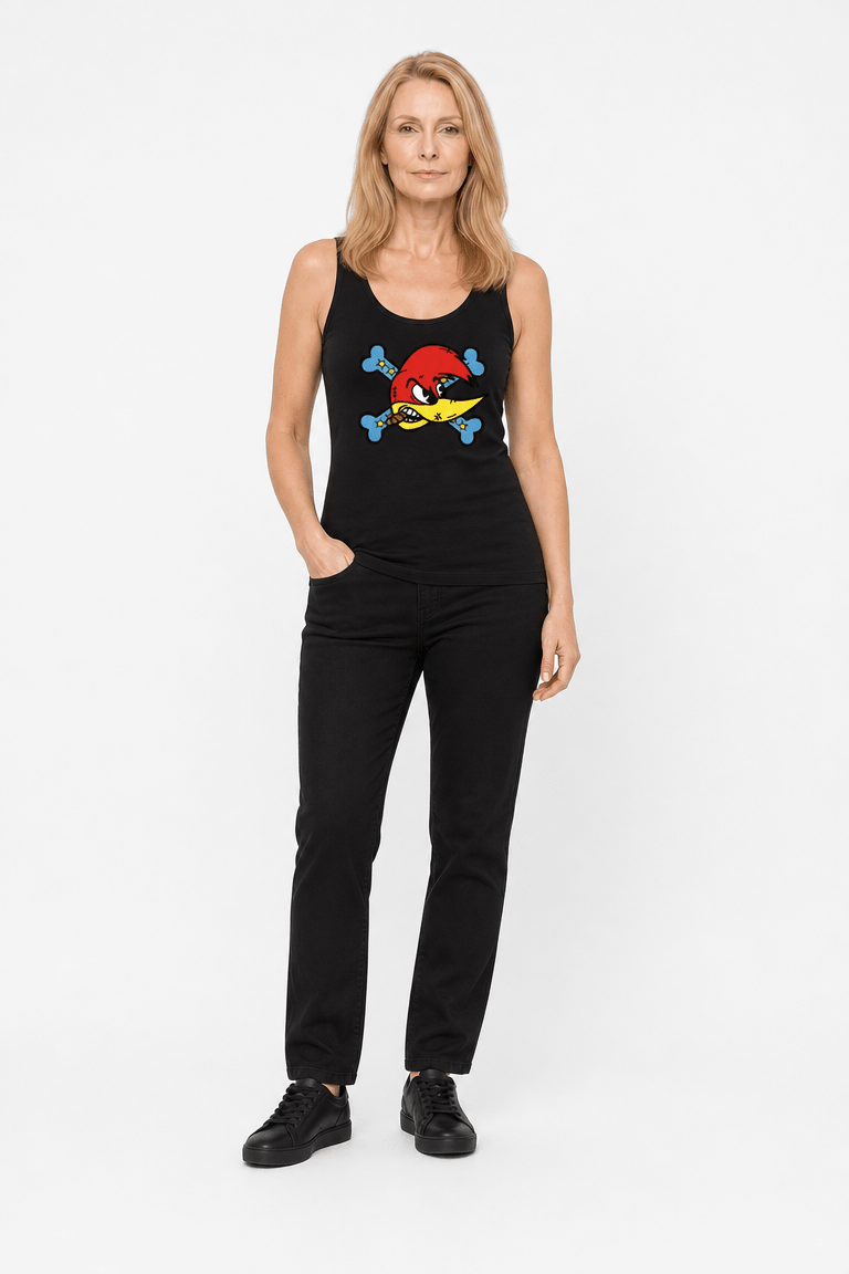 Loquillo - Camiseta Tirantes Loquillo "Logo Corazones Legendarios" - Mujer - D2fy - Direct To Fans - Loquillo
