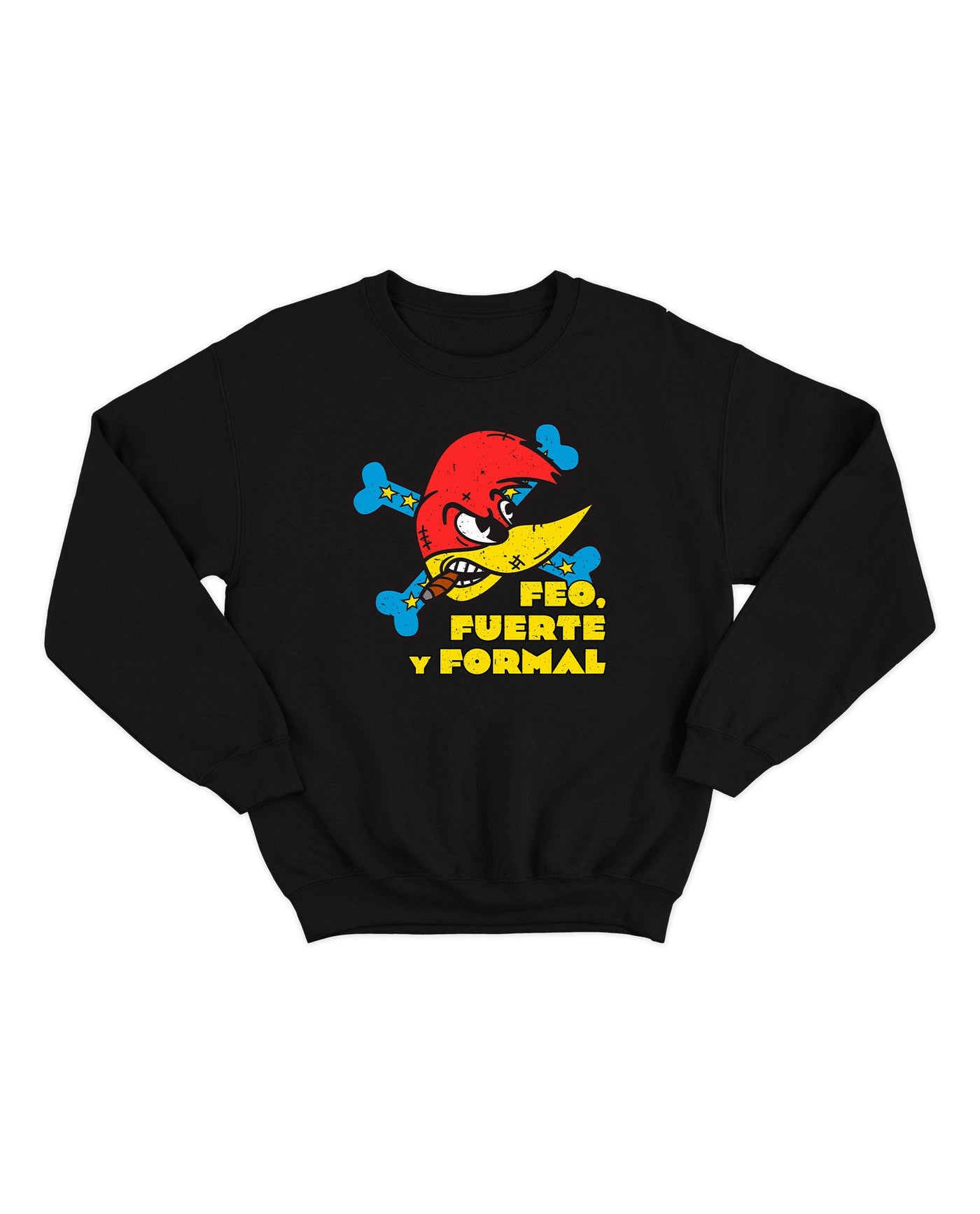 Loquillo - Sudadera Clásica Unisex "Feo, Fuerte y Formal II" - D2fy · Rocktud - Loquillo