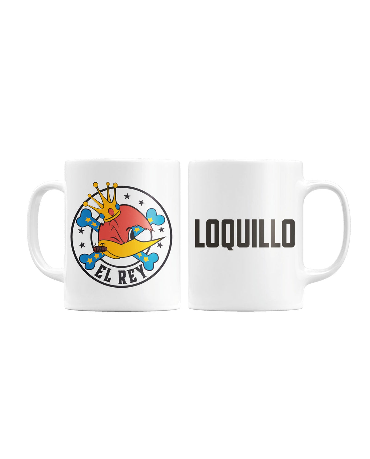 Loquillo - Taza Blanca "El Rey" - D2fy · Rocktud - Loquillo