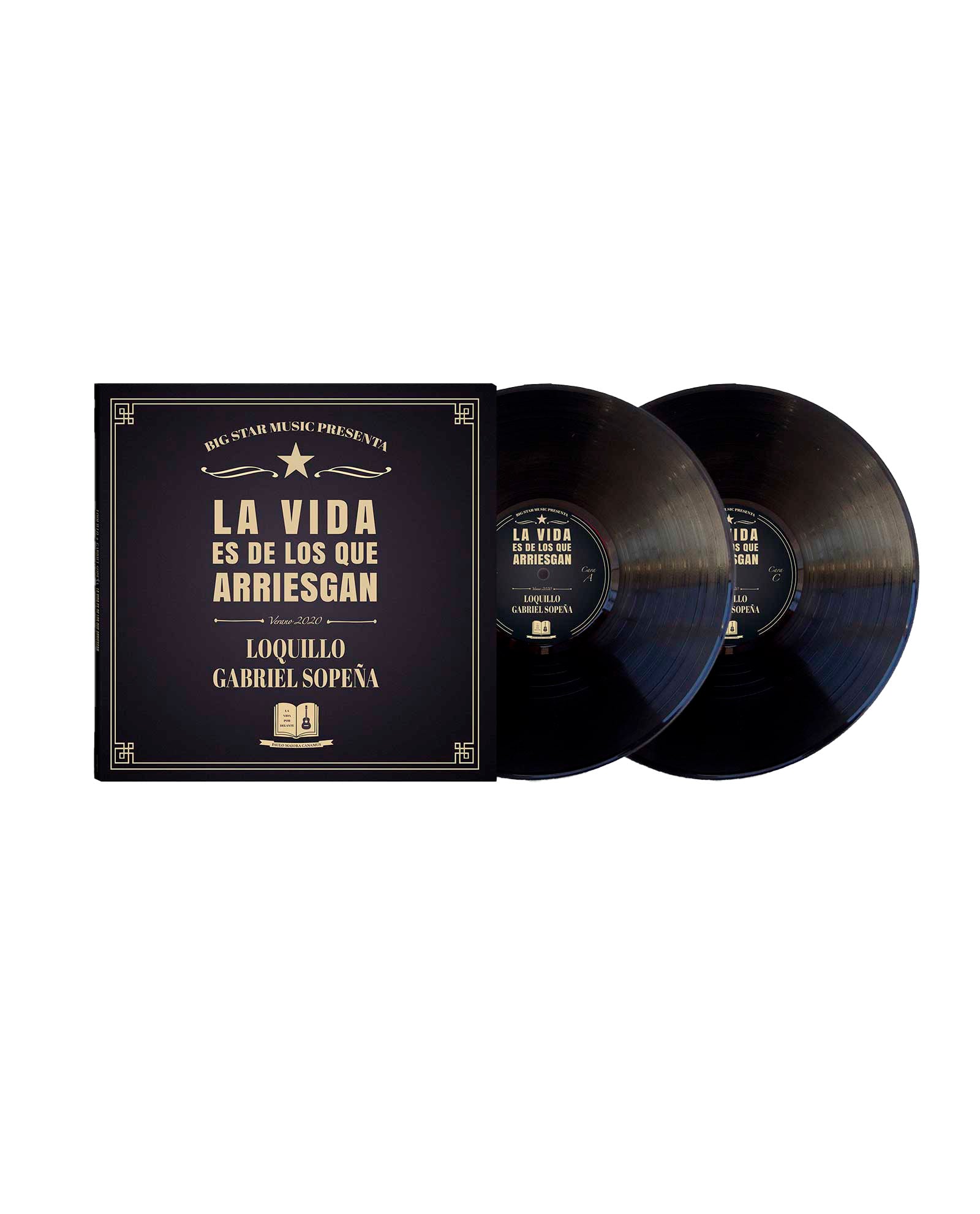 Loquillo y Gabriel Sopeña - 2LP "La vida es de los que arriesgan"