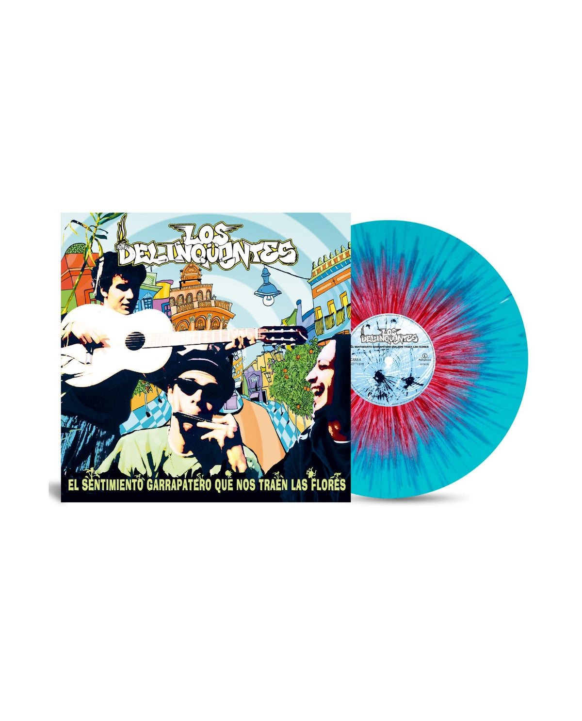 Los Delinqüentes - LP Vinilo "El sentimiento garrapatero que nos traen las flores" color splatter ed. limitada - D2fy - Direct To Fans - D2fy