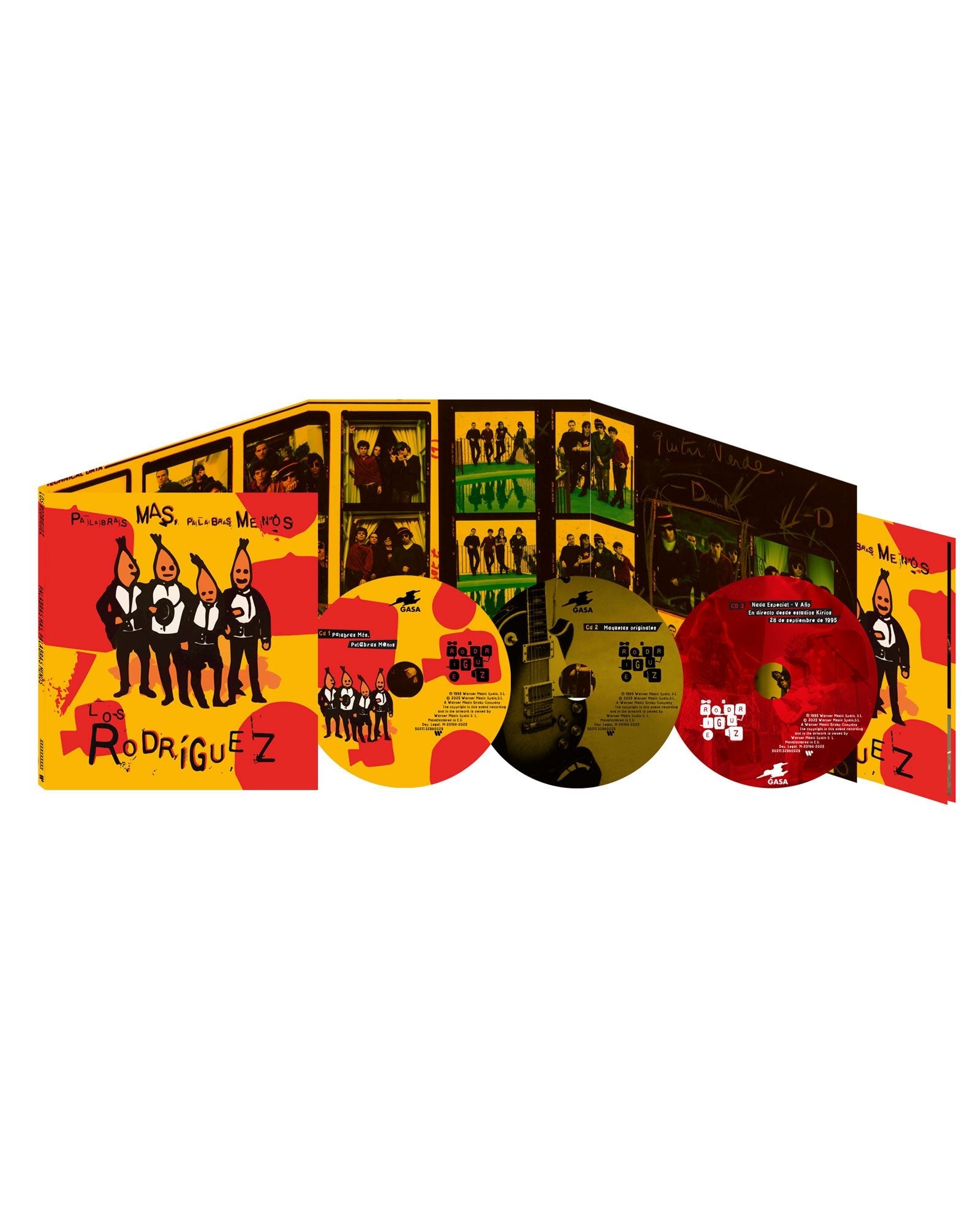 Los Rodríguez - 3CD "Palabras más, palabras menos (30 Aniversario)" - D2fy · Rocktud - Rocktud