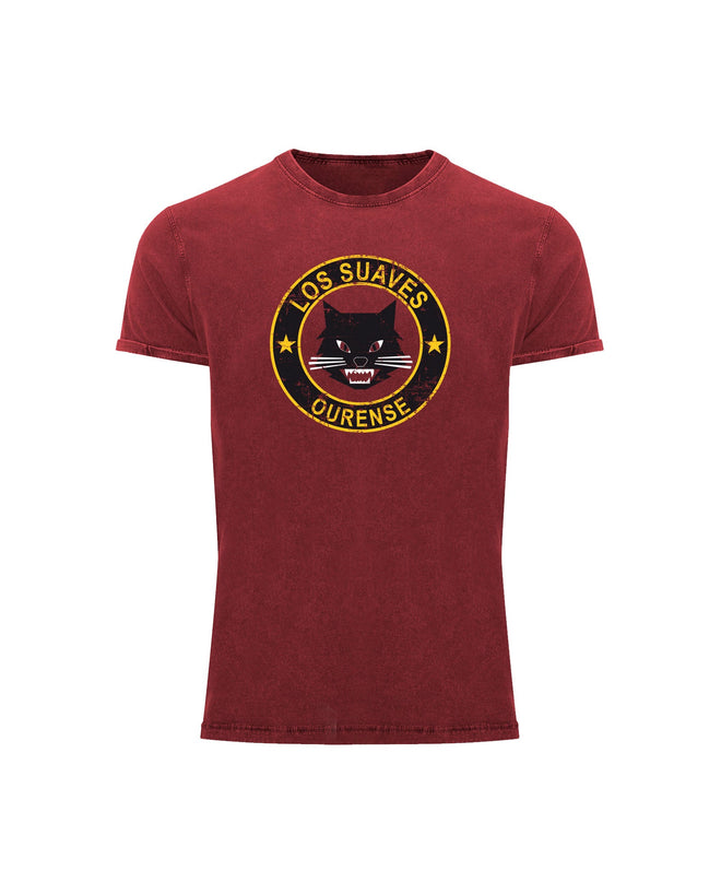 Los Suaves - Camiseta Denim Unisex Bicolor - D2fy · Rocktud - Los Suaves