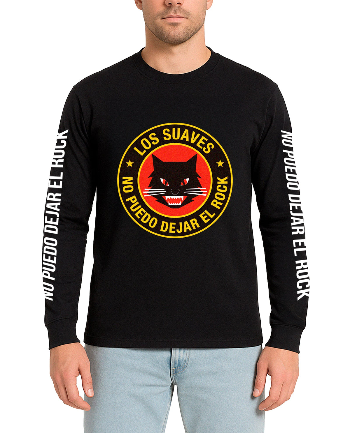 Los Suaves - Camiseta Manga Larga "No Puedo Dejar El Rock" - D2fy · Rocktud - Los Suaves