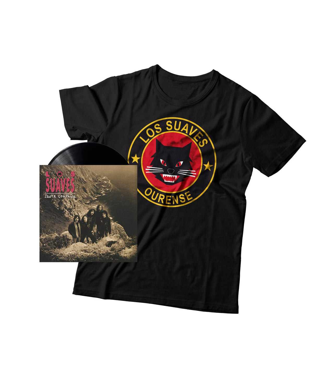 Los Suaves - Pack "Santa Compaña (Reedición 2021) + Camiseta - D2fy · Rocktud - Los Suaves