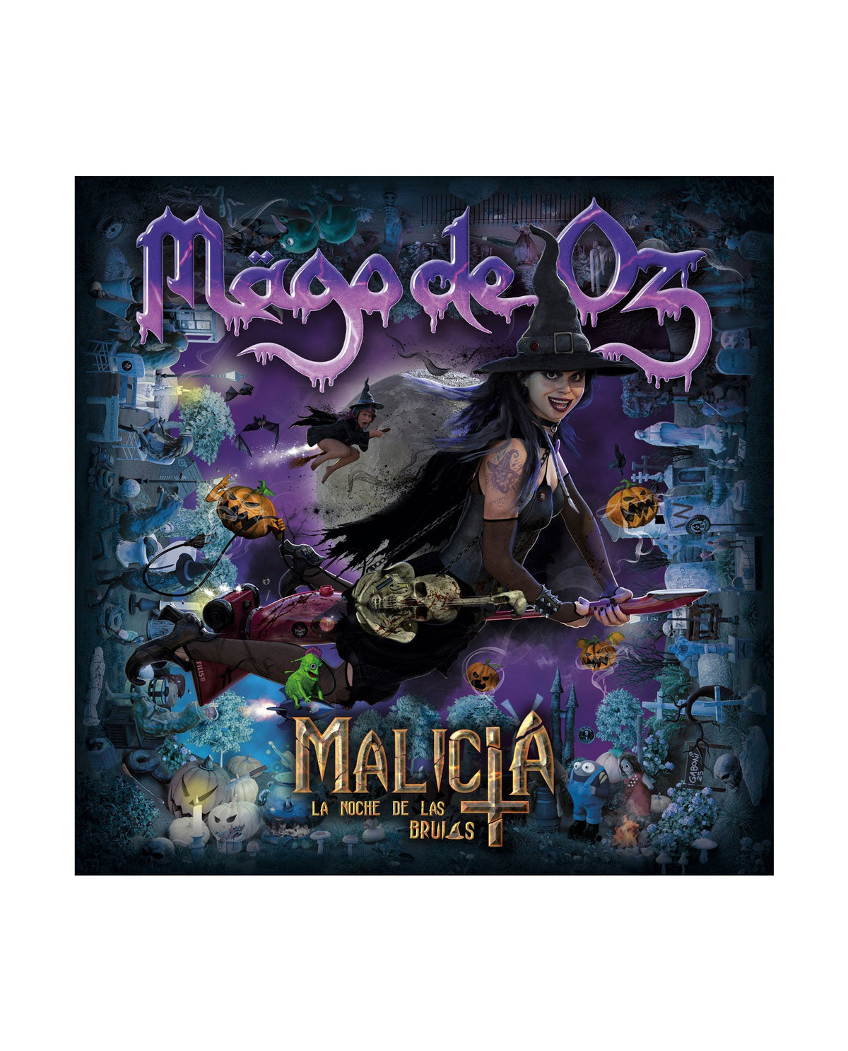 Mägo de Oz - Caja Deluxe CD + 2LP Vinilo + 6 Cartas Tarot + Juego Ouija "Malicia" - D2fy · Rocktud - Rocktud