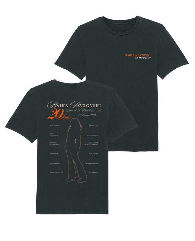 Maika Makovski - Camiseta "XX Aniversario" - D2fy · Rocktud - Maika Makovski