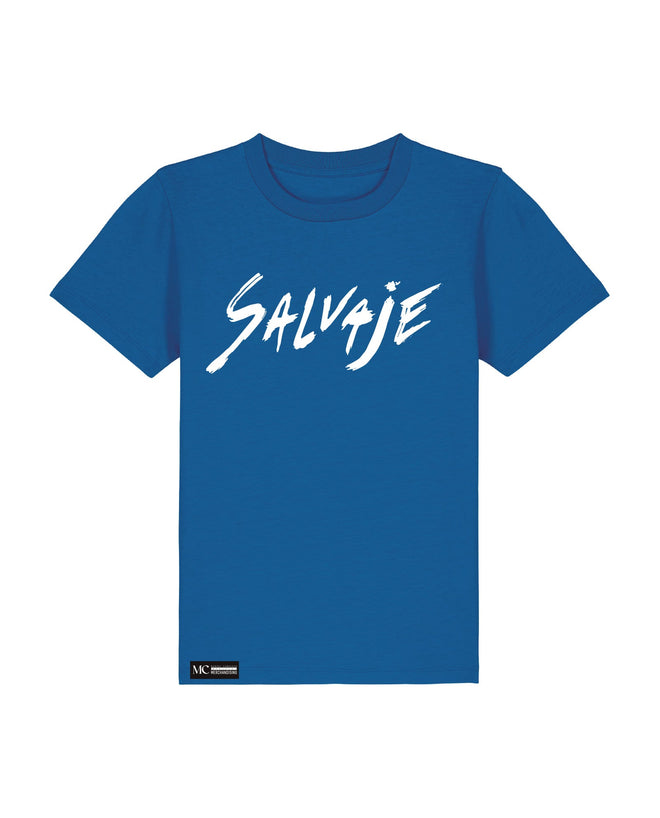 Manuel Carrasco - Camiseta Niño "Salvaje" Azul - D2fy - Direct To Fans - Manuel Carrasco