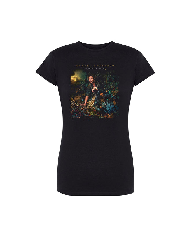 Manuel Carrasco - Camiseta "Pueblo Salvaje II" Mujer - D2fy · Rocktud - Manuel Carrasco
