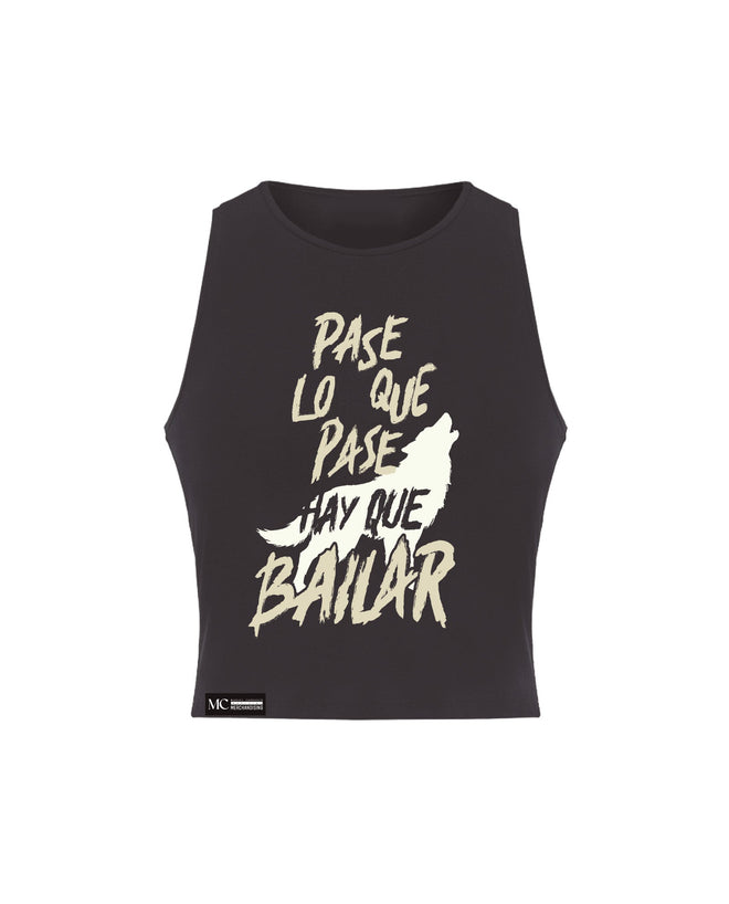 Manuel Carrasco - Crop Top Chica "Lobo" Negra - D2fy - Direct To Fans - Manuel Carrasco