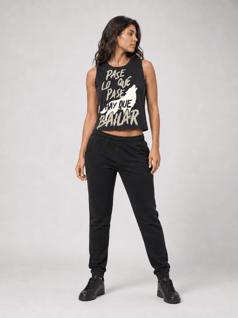 Manuel Carrasco - Crop Top Chica "Lobo" Negra - D2fy - Direct To Fans - Manuel Carrasco