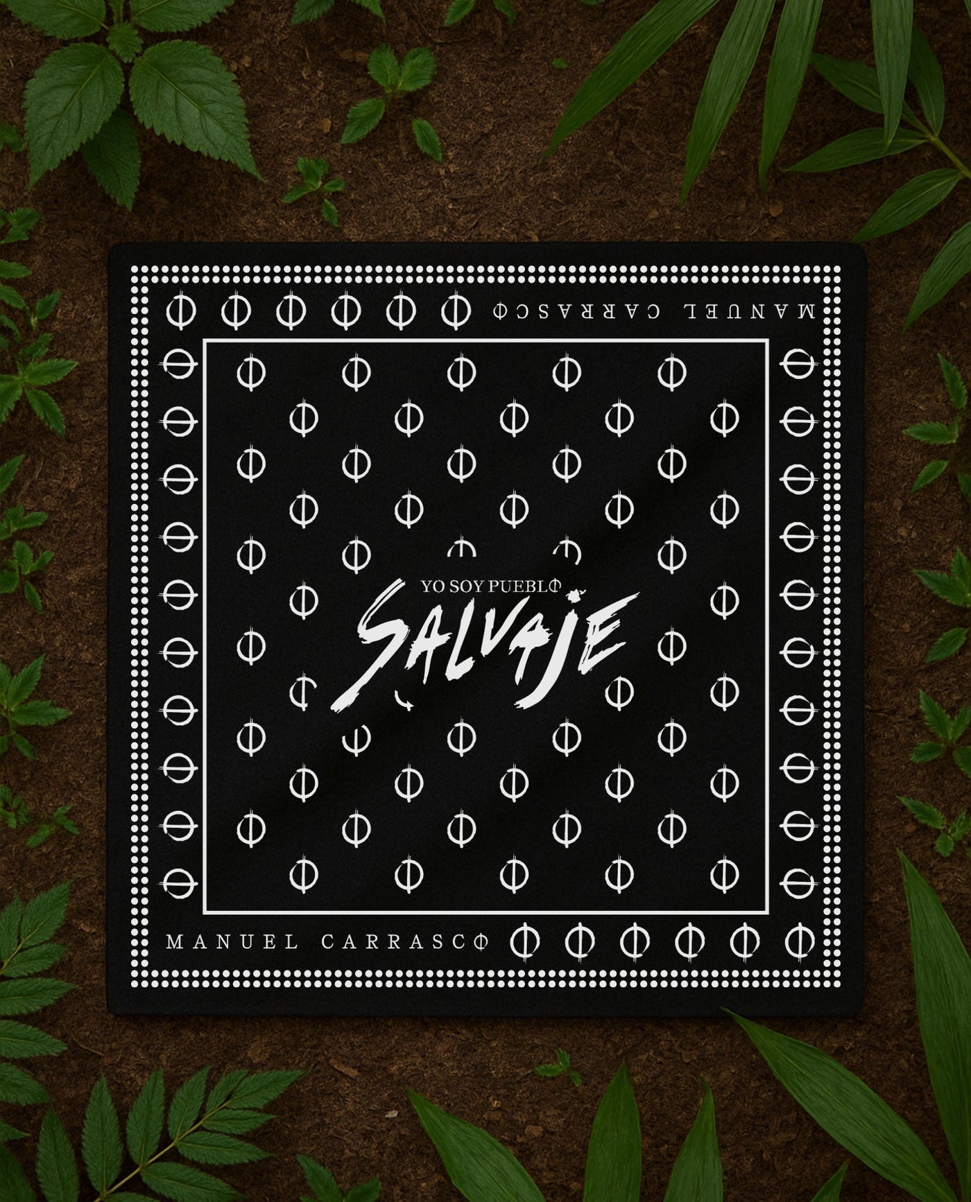 Manuel Carrasco - Pañuelo "Yo Soy Pueblo Salvaje" Negro - D2fy · Rocktud - Manuel Carrasco