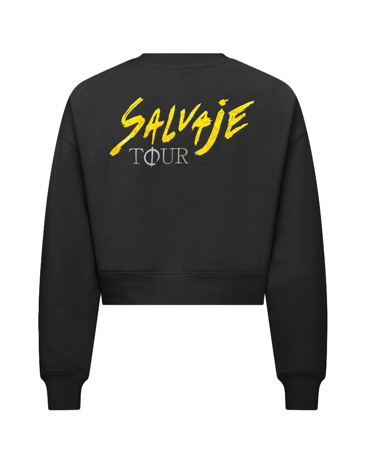 Manuel Carrasco - Sudadera Crop Top Mujer "Salvaje Tour" Negra - D2fy · Rocktud - Manuel Carrasco