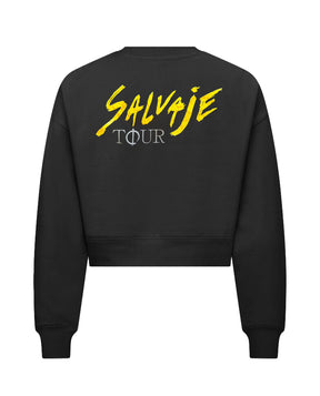 Manuel Carrasco - Sudadera Crop Top Mujer "Salvaje Tour" Negra - D2fy · Rocktud - Manuel Carrasco