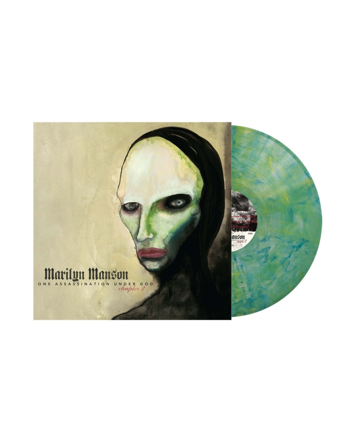 Marilyn Manson - LP Vinilo Verde y Azul "One Assassination Under God - Chapter 2" - D2fy - Direct To Fans - D2fy