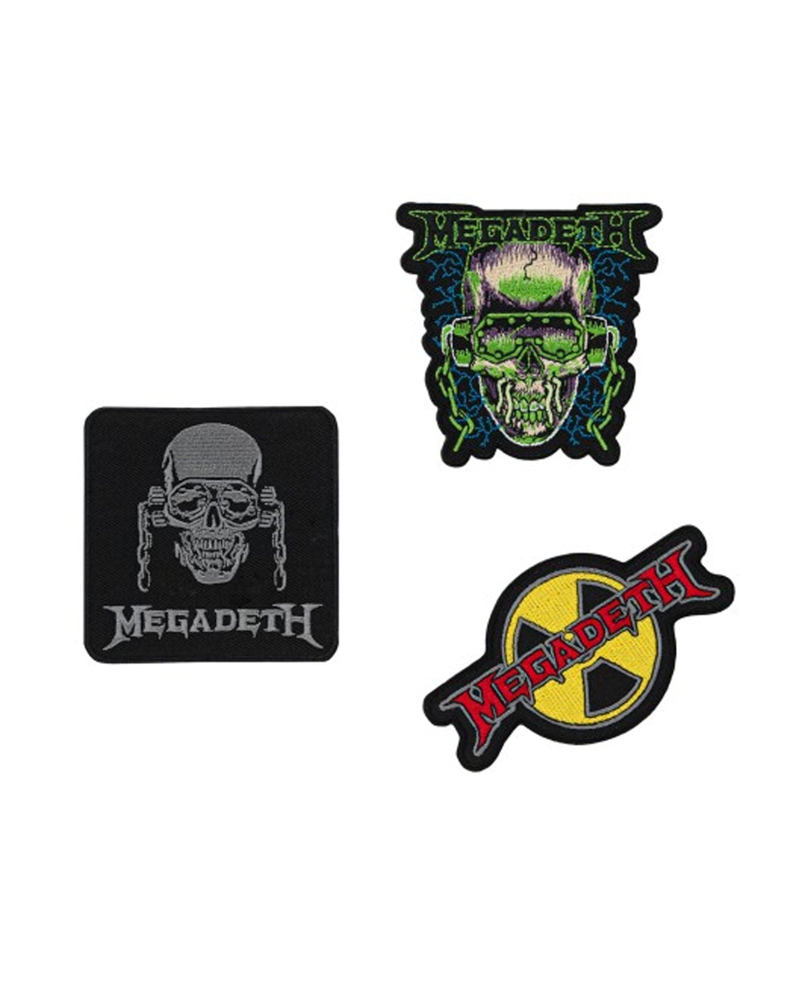 Megadeth - Pack 3 parches Bordados "Megadeth" - D2fy · Rocktud - Rocktud