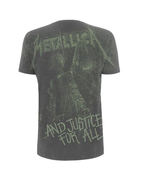 Metallica - Camiseta "Justice Neon All Over Charcoal" Unisex - D2fy · Rocktud - Rocktud