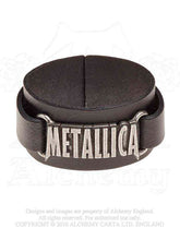 Metallica - Pulsera con correa de cuero "Logo" - D2fy · Rocktud - Rocktud