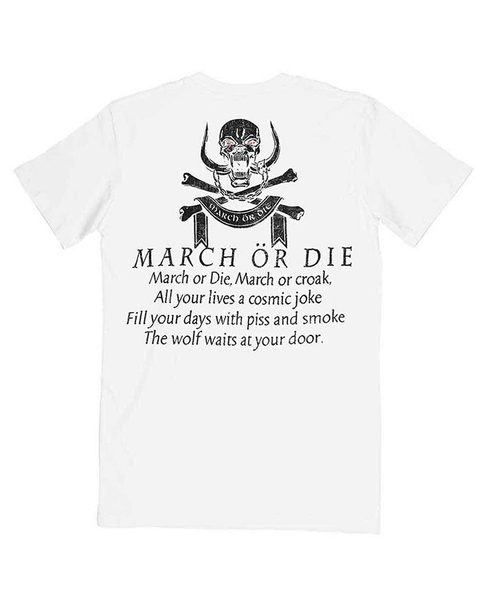 Motörhead - Camiseta "March or Die" Unisex - D2fy · Rocktud - Rocktud