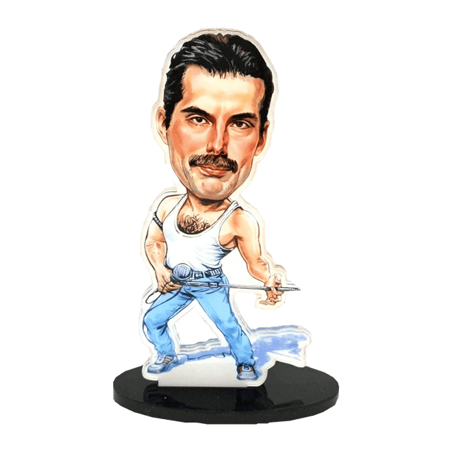 Music Legends - N128 Figura Acrílica Cantante con Camiseta de Tirantes - Inspirada en Queen - D2fy - Direct To Fans - Music Legends