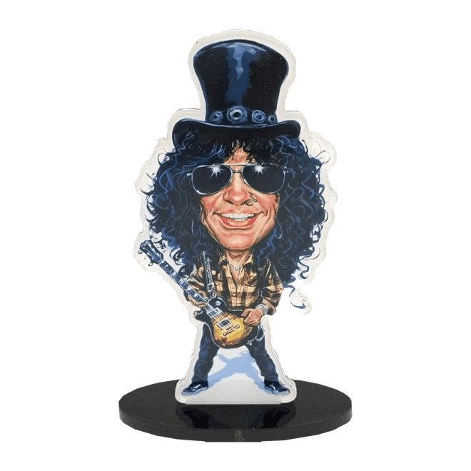 Music Legends - N142 Figura Acrílica Guitarrista con Chistera - Inspirada en Guns N' Roses - D2fy - Direct To Fans - Music Legends