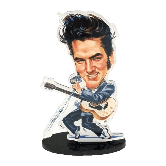 Music Legends - N159 Figura Acrílica Cantante con Tupé - Inspirada en Elvis Presley - D2fy - Direct To Fans - Music Legends