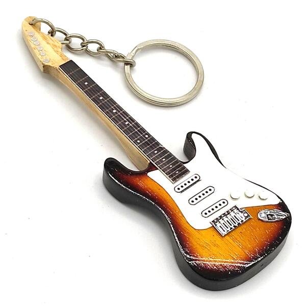 Music Legends - N320 Llavero de Madera Guitarra Sunburst - Inspirado en Jimi Hendrix - D2fy - Direct To Fans - Music Legends