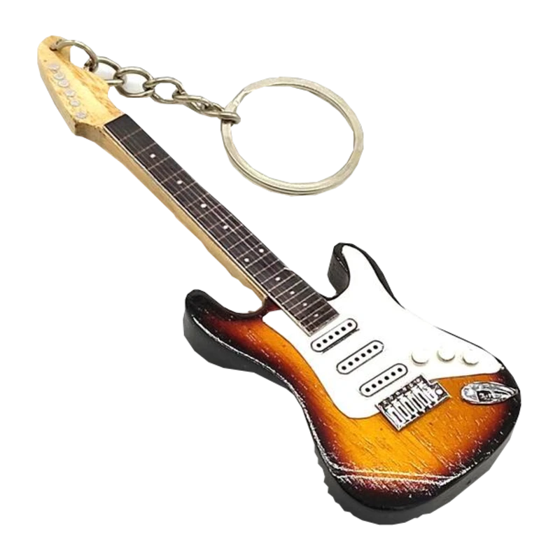 Music Legends - N320 Llavero de Madera Guitarra Sunburst - Inspirado en Jimi Hendrix - D2fy - Direct To Fans - Music Legends