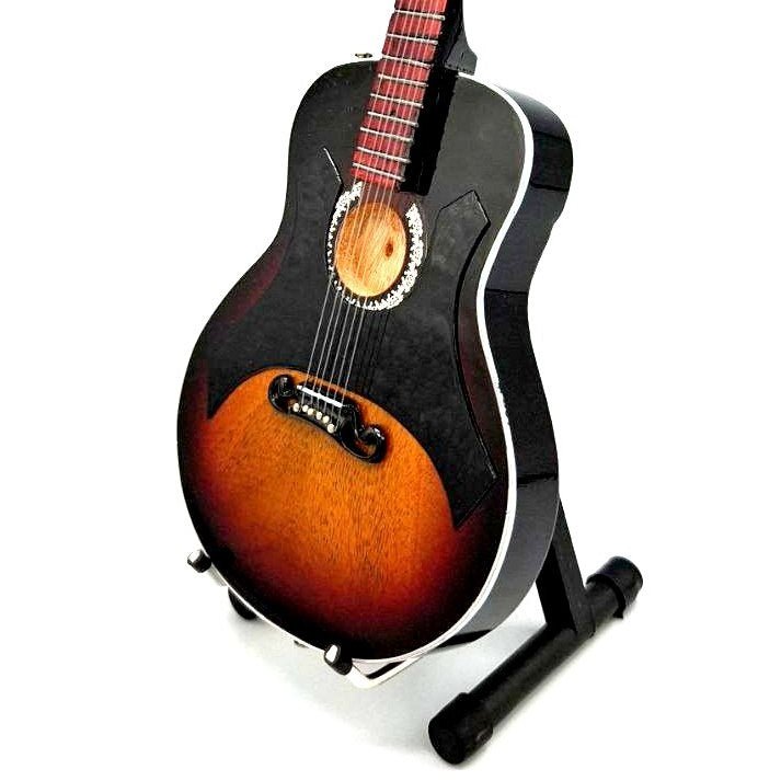 Music Legends - N4138 Mini Guitarra de Colección Acústica Sunburst y Negra (Años 60) - Inspirada en Johnny Cash - D2fy - Direct To Fans - Music Legends