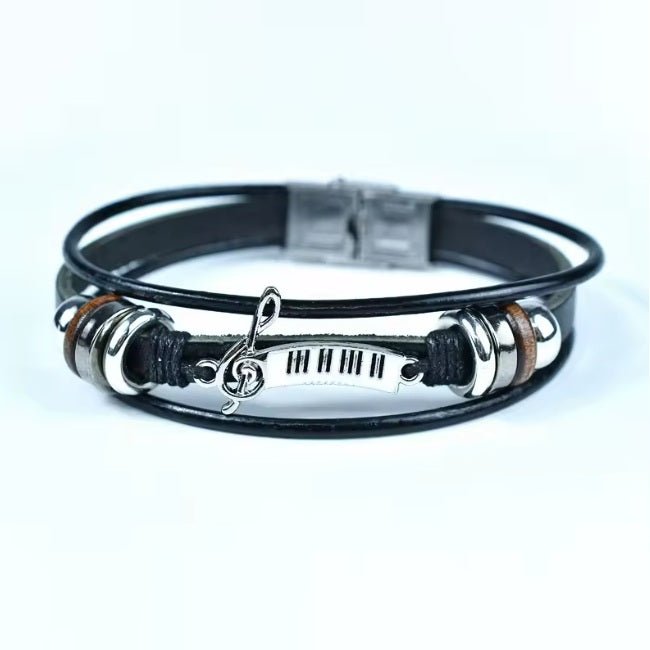 Music Legends - N548 Pulsera "Clave de Sol y Piano" - D2fy - Direct To Fans - Music Legends