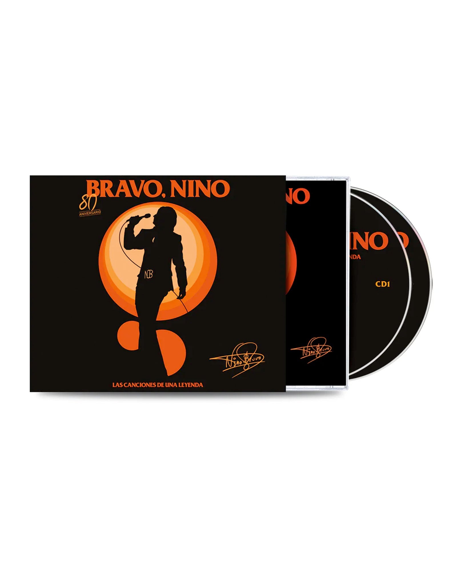 Nino Bravo - 2CD "Bravo, Nino. Las Canciones de Una Leyenda. 80 Aniversario" - D2fy · Rocktud - D2fy