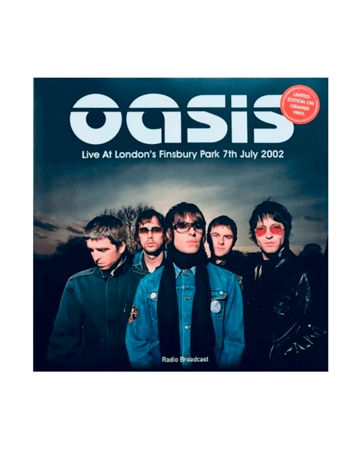 Oasis - LP Vinilo "Live at London's Finsbury Park 7th July 2002 - Radio Broadcast" - D2fy - Direct To Fans - D2fy