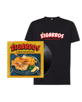 PACK Camiseta + LP Firmado + CD (Encartado) - D2fy - Direct To Fans - Los Zigarros